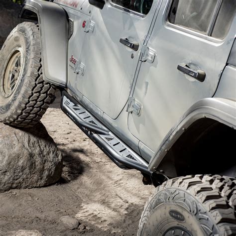 smittybilt jk skide steos|Apollo Rock Sliders with Steps .